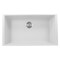 Nantucket Sinks 33-inch Undermount Granite Composite Sink in White PR3320-W-UM - alternate 1